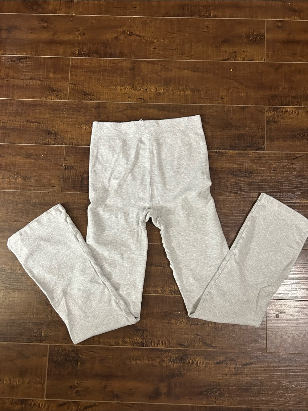 Stretch Jersey Leggings in Light Gray